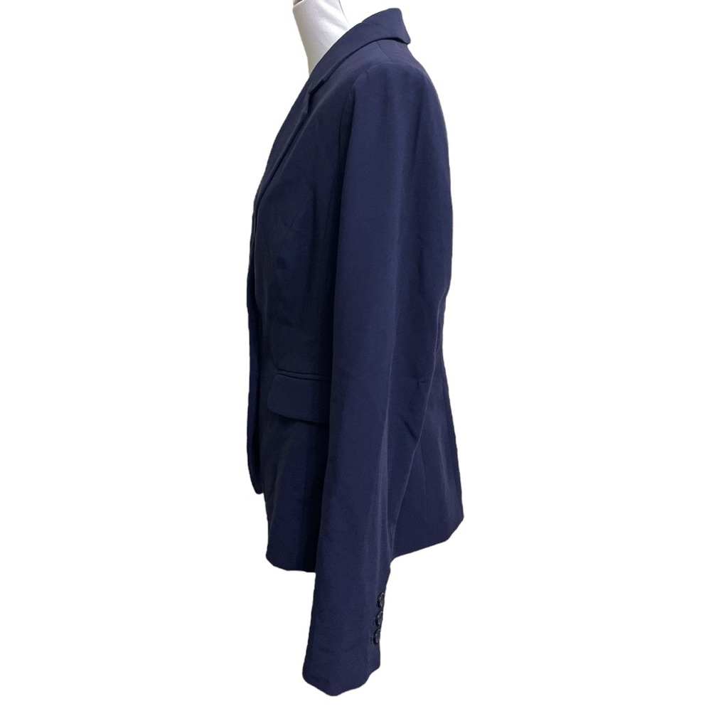 The Limited Women Blue Navy Tailored Fit Blazer with Notched Lapels Size 10 - Picture 2 of 11